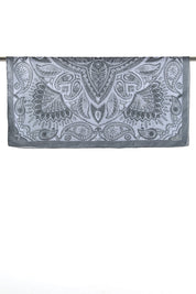 Patterned Soft Scarf - Anthracite