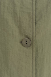 Düğme Detaylı Crop Ceket - Çağla