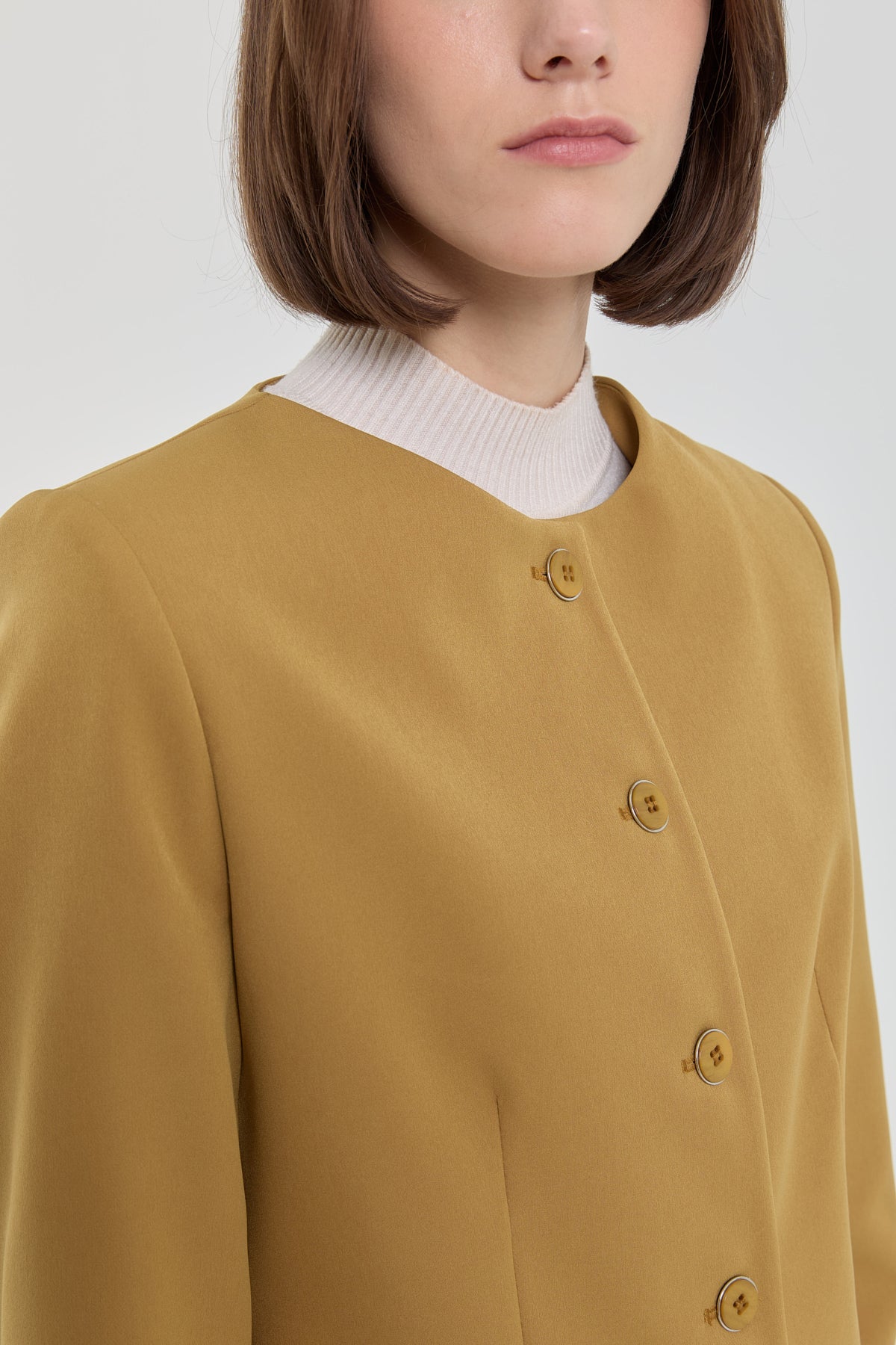 Buttoned Classic Jacket - Acid