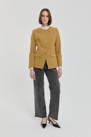 Buttoned Classic Jacket - Acid