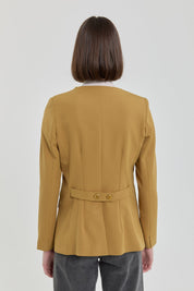 Buttoned Classic Jacket - Acid