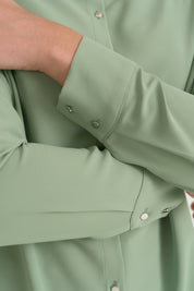Comfort Fit Shirt with Dropped Shoulders - Çağla