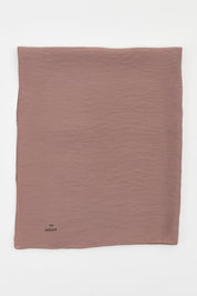 Plain Style Scarf - Dark Brown