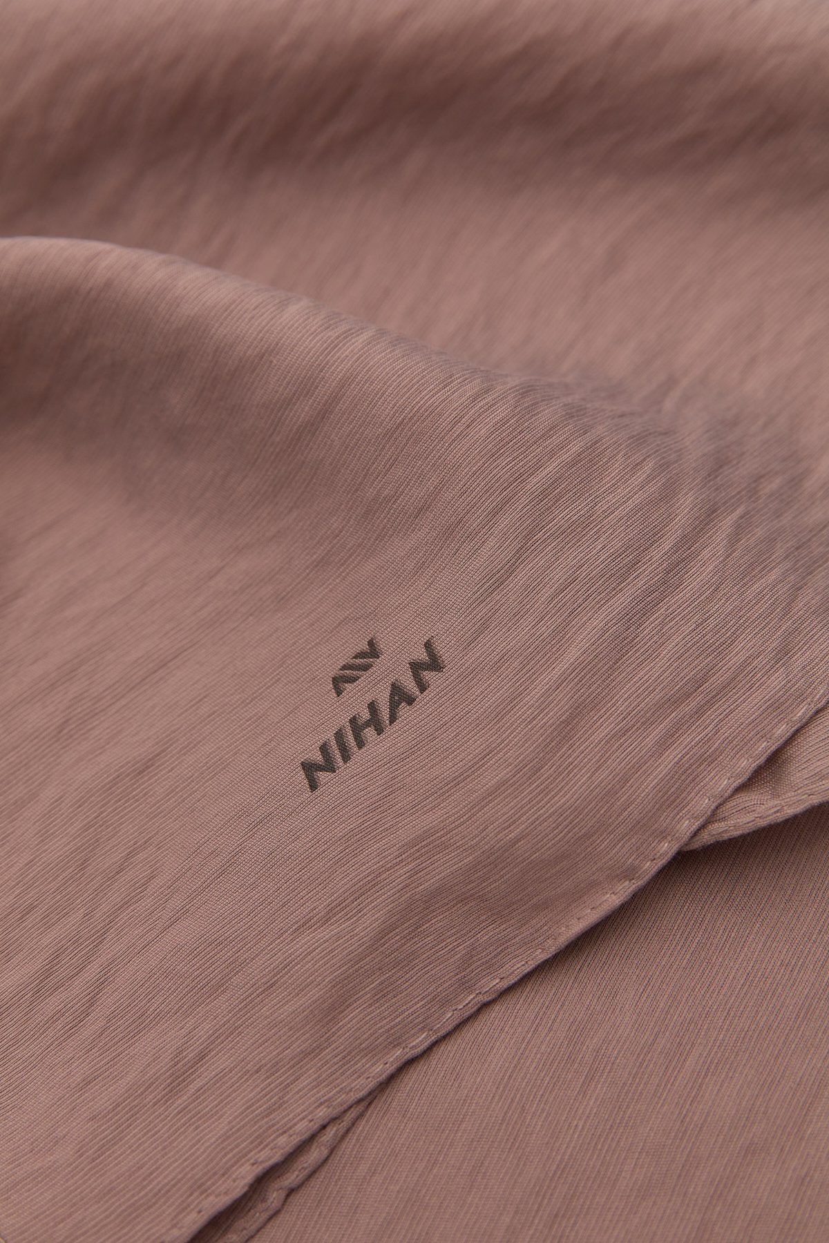 Plain Style Scarf - Dark Brown