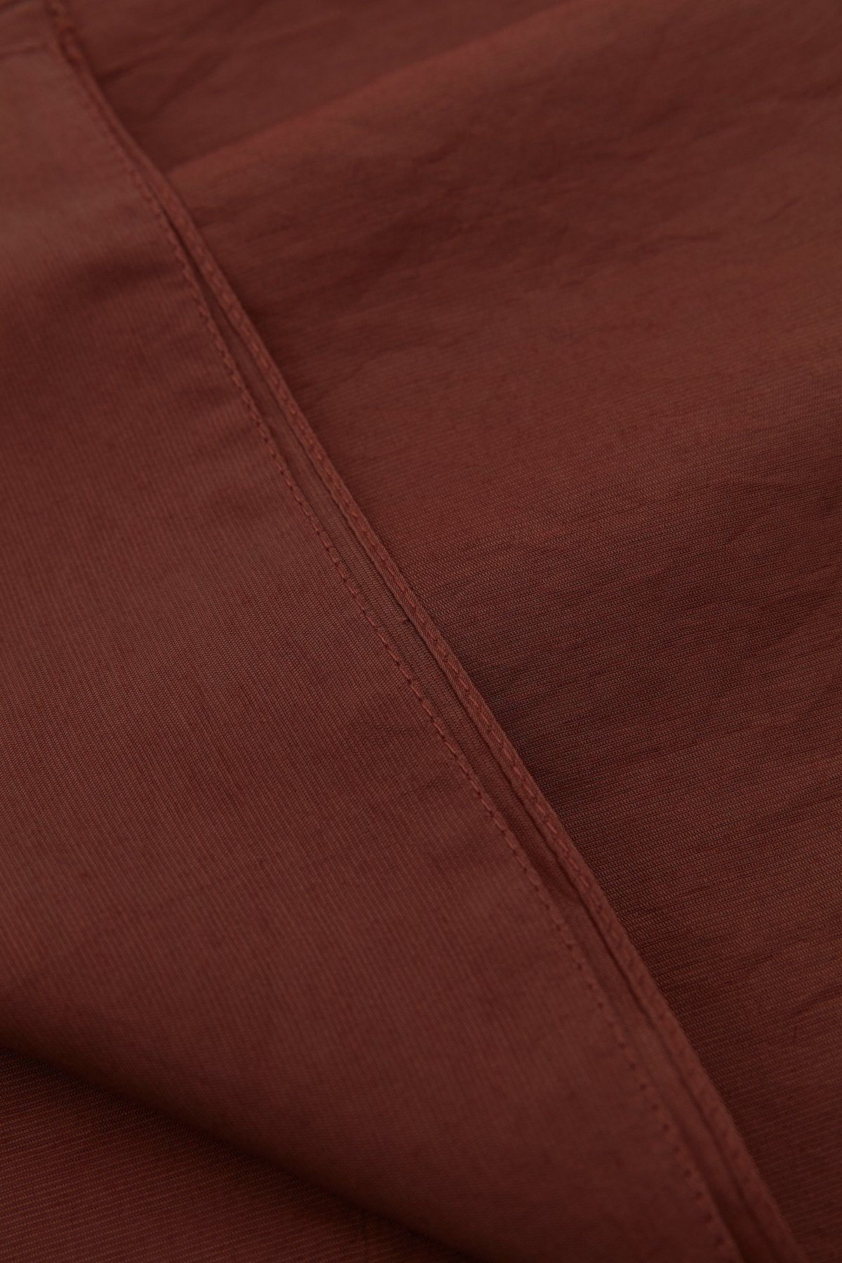 Plain Style Scarf - Dark Brown