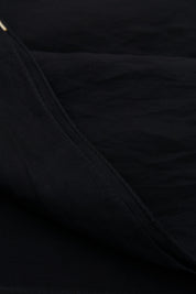 Plain Style Scarf - Black