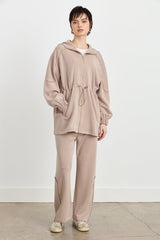 Cupra Oysho Zippered Knit Set - Latte