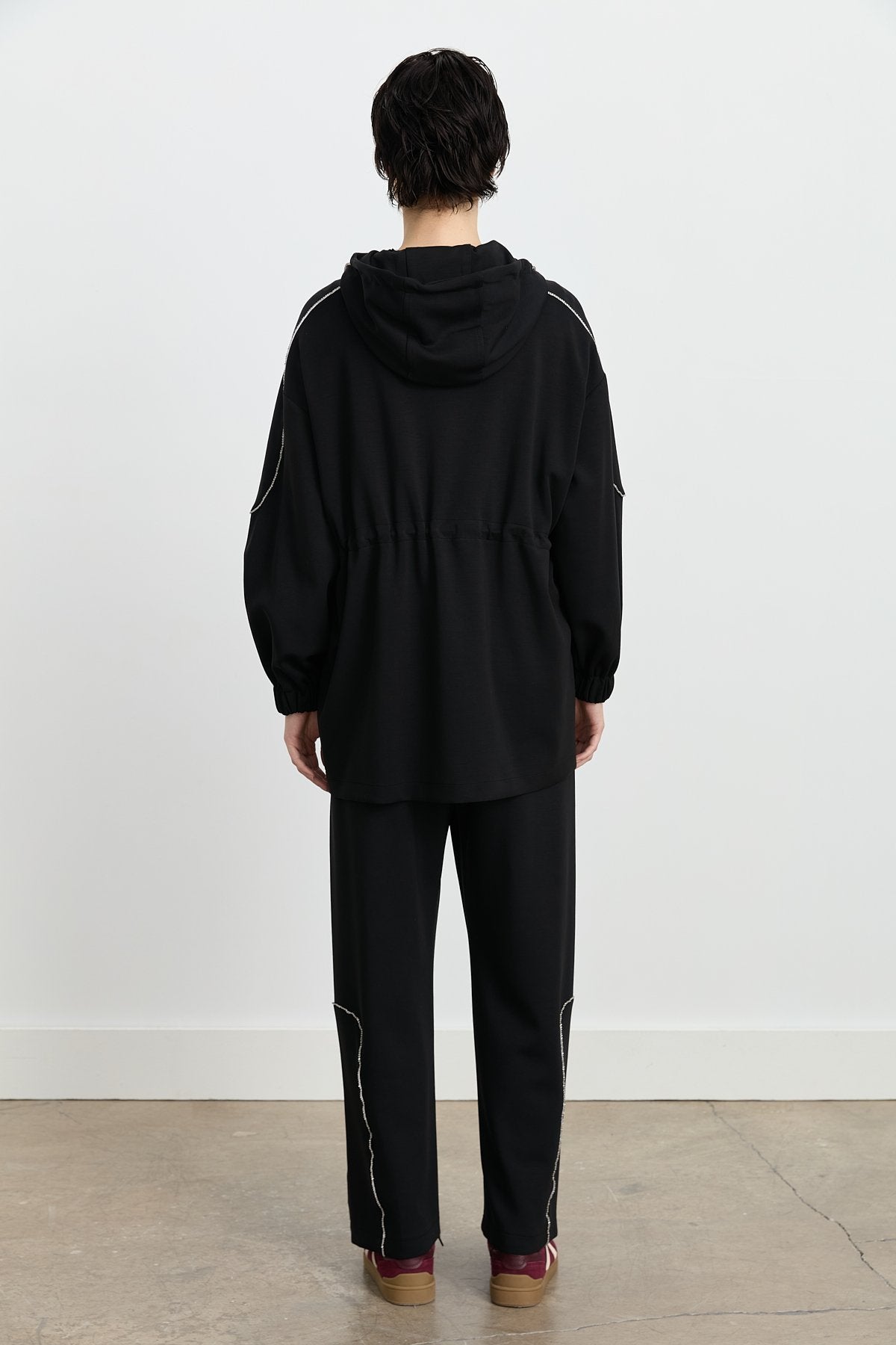 Fermuarlı Cupra Oysho Örme Takım - Siyah