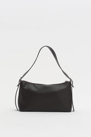 Zippered Shoulder Bag - Coffee