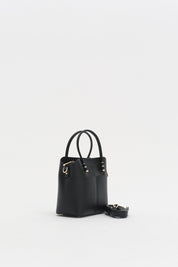 Fermuarlı Satchel Çanta - Siyah