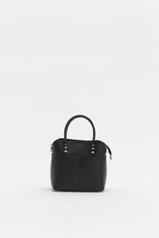 Fermuarlı Satchel Çanta - Siyah