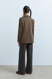 Fitted Classic Jacket - Light Brown