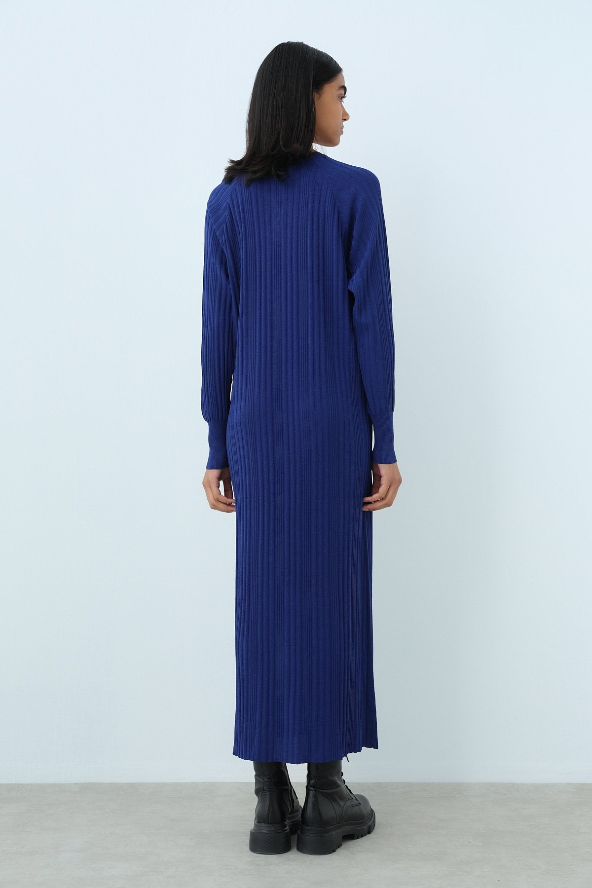Fitilli Rayon Elbise - Saks