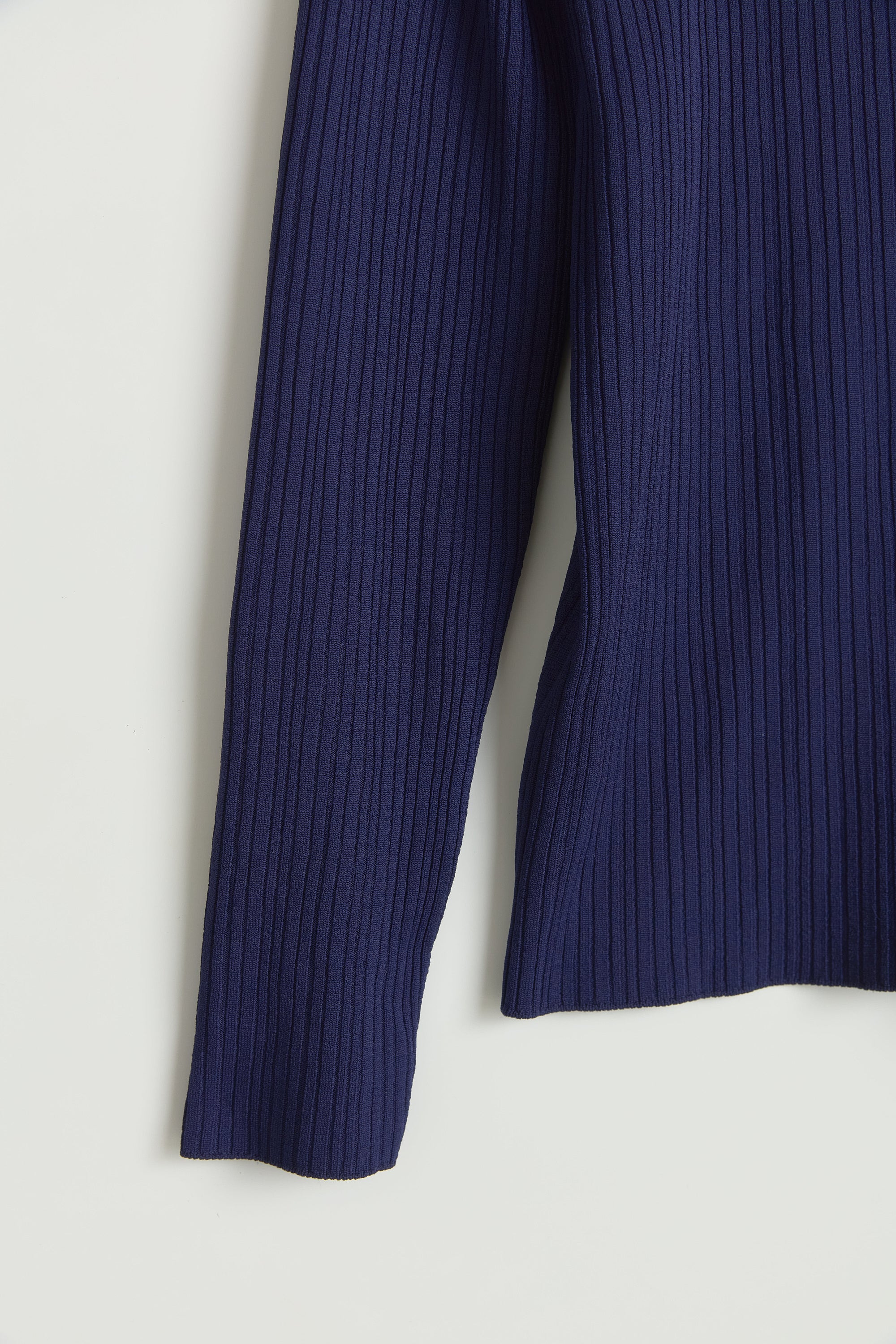 Fitilli Triko Rayon Bluz - Lacivert