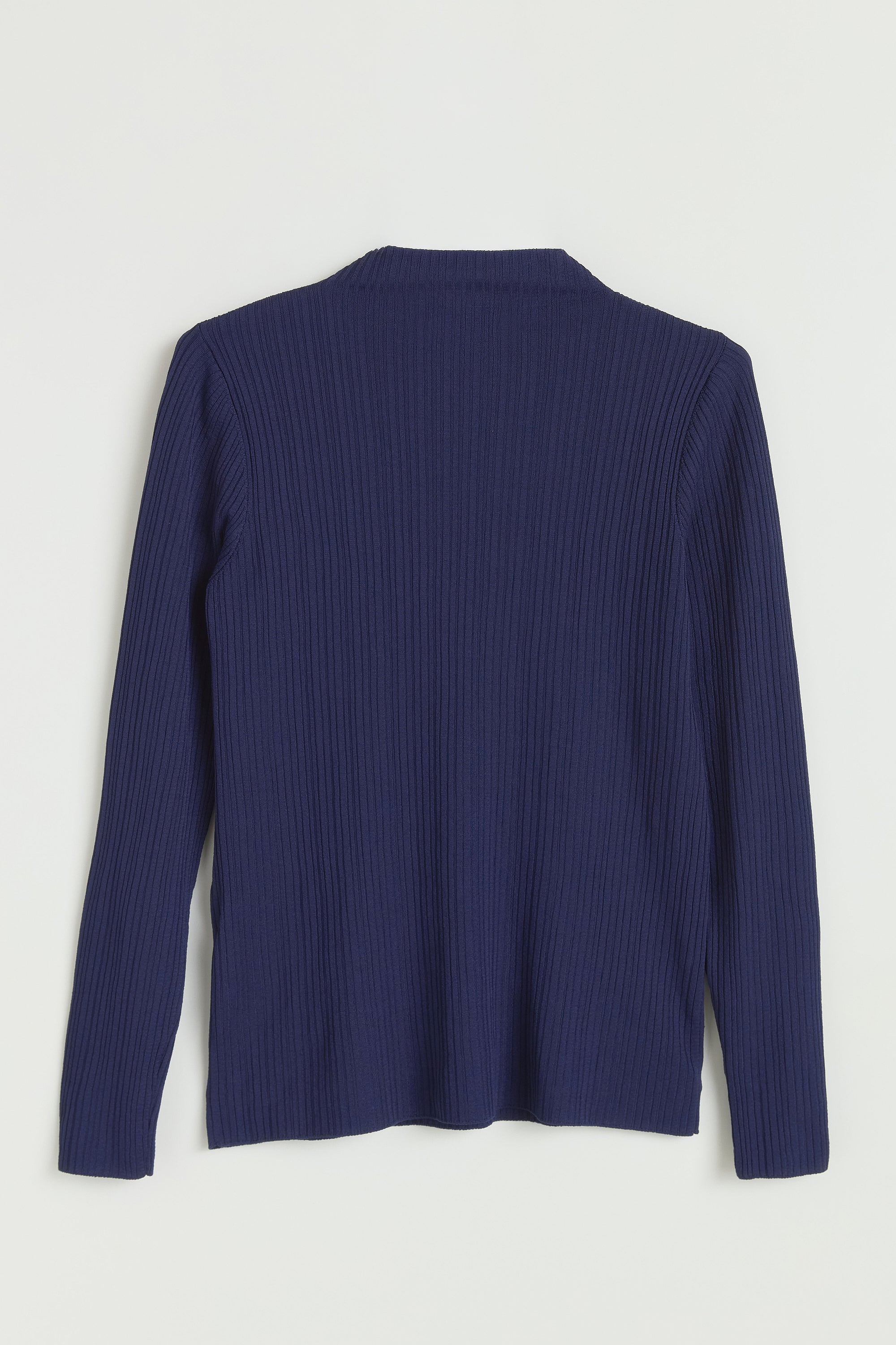 Fitilli Triko Rayon Bluz - Lacivert
