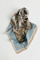 Floss Natural Fly Scarf - Grey