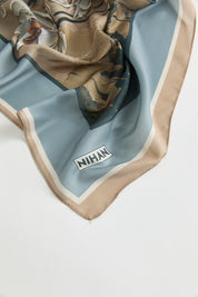 Floss Natural Fly Scarf - Grey