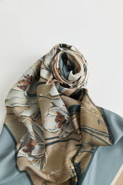 Floss Natural Fly Scarf - Grey