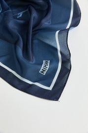 Floss Natural Fly Scarf - Navy Blue