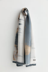 Floss Natural Fly Scarf - Grey