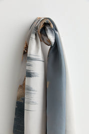 Floss Natural Fly Scarf - Grey