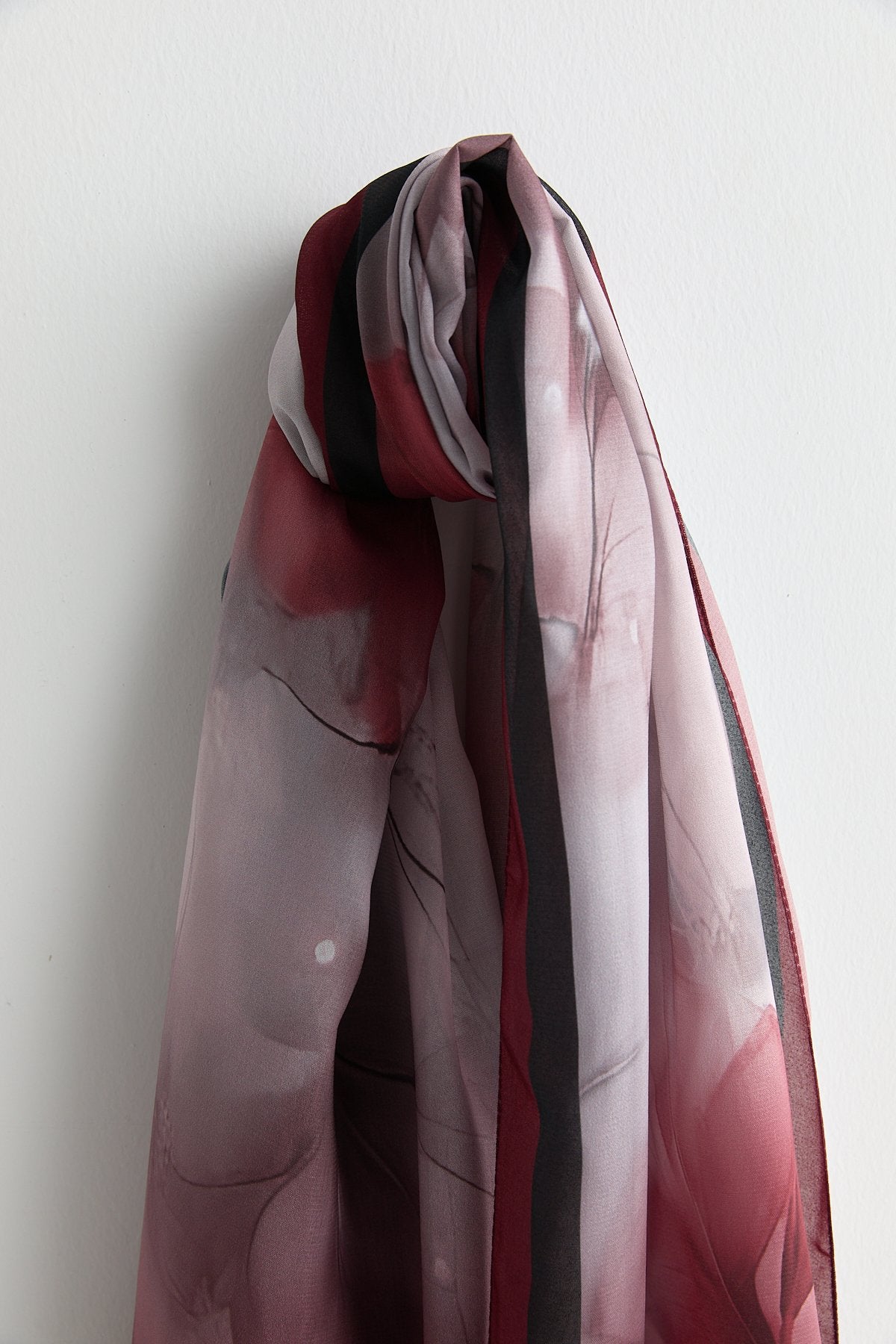 Floş Natural Fly Şal - Kırmızı
