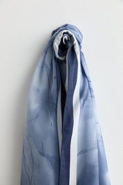 Floss Natural Fly Scarf - Navy Blue