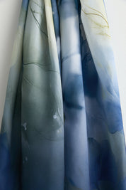 Floss Natural Fly Scarf - Blue