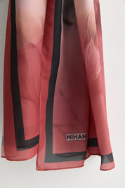 Floş Natural Fly Şal - Somon