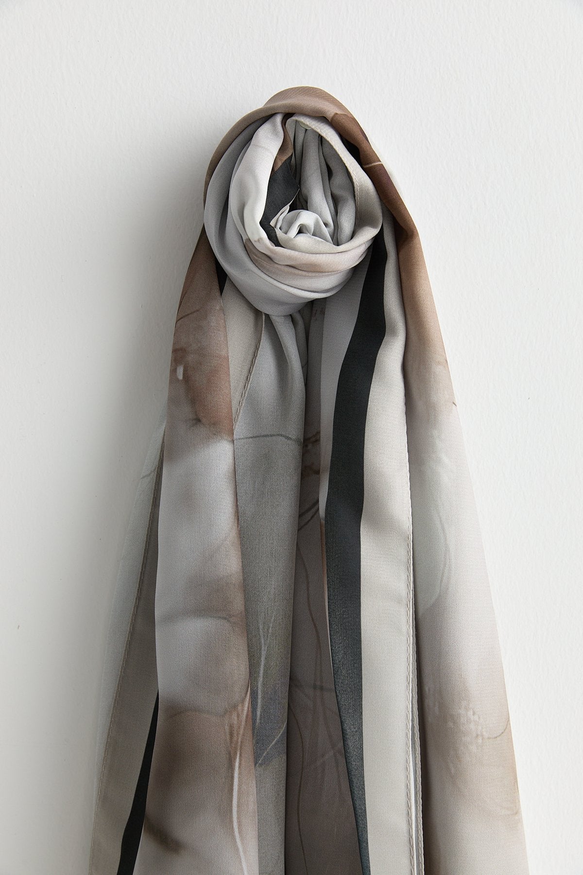 Floss Natural Fly Scarf - Mink