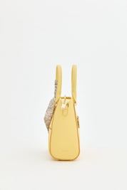 Tote Bag with Scarf Accessory - Yellow
