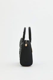 Tote Bag with Scarf Accessory - Black