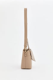 Tote Bag with Scarf Accessory - Mink