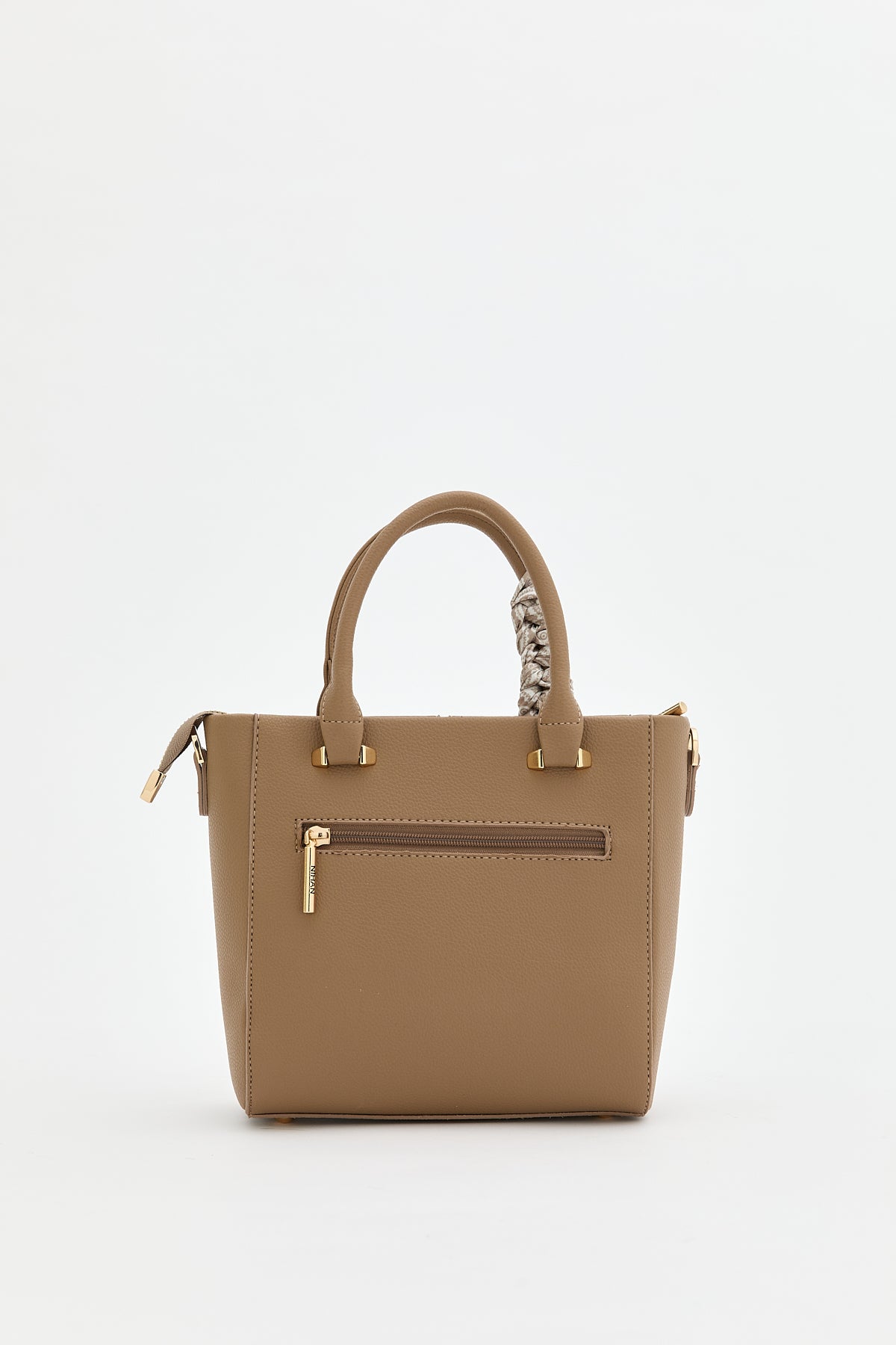 Tote Bag with Scarf Accessory - Mink