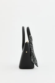 Handbag with Scarf - Black