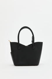 Handbag with Scarf - Black