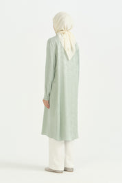 Fularlı Jakar Tunik - Mint