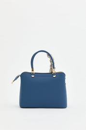 Tote Bag with Scarf - Indigo