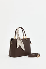 Scarf Tote Bag - Coffee