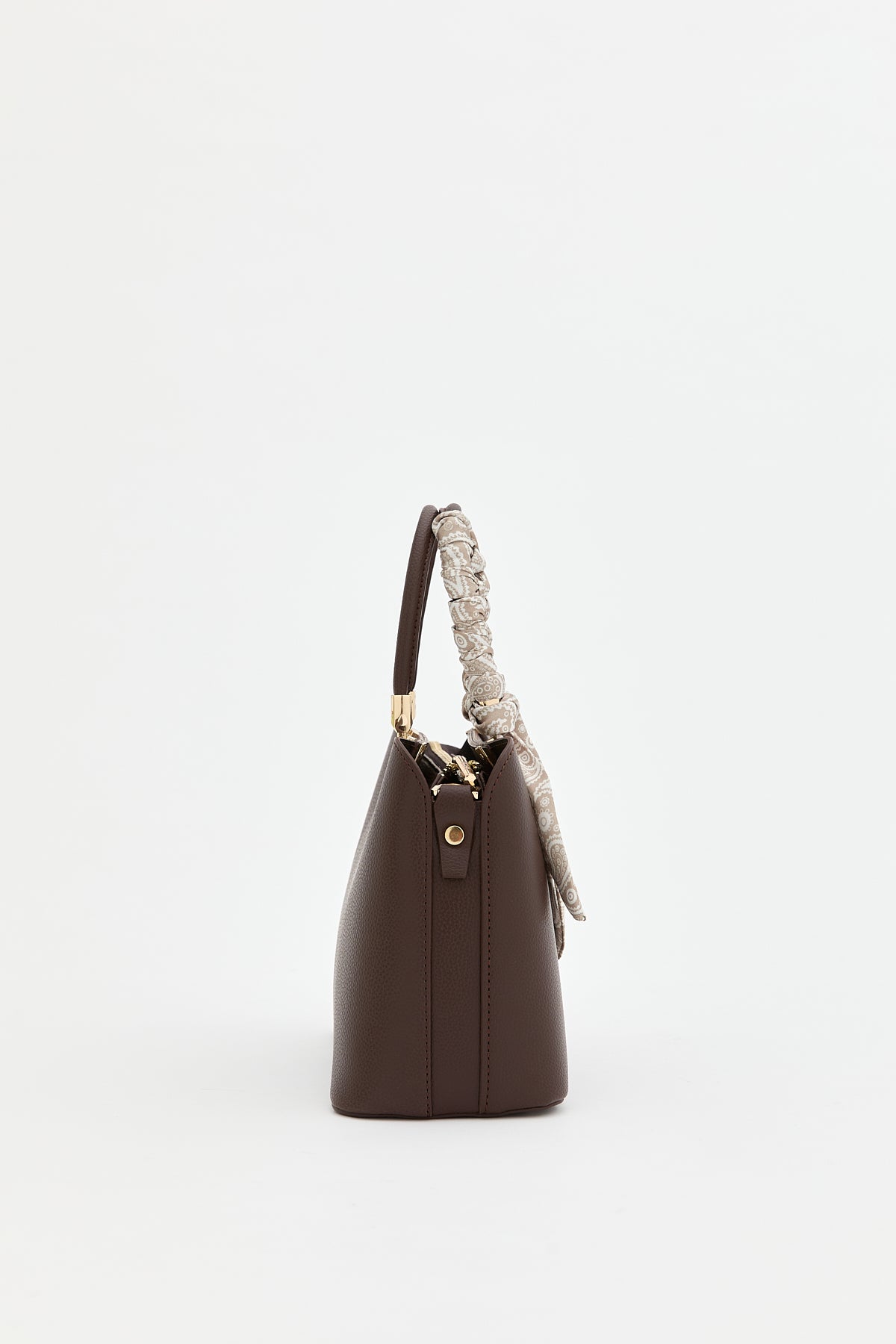 Scarf Tote Bag - Coffee