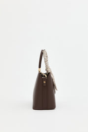 Scarf Tote Bag - Coffee