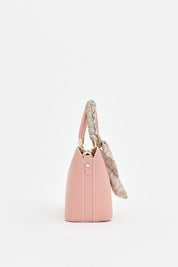 Tote Bag with Scarf - Powder Pink
