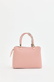 Tote Bag with Scarf - Powder Pink