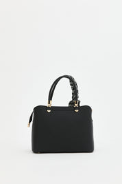 Fularlı Tote Çanta - Siyah
