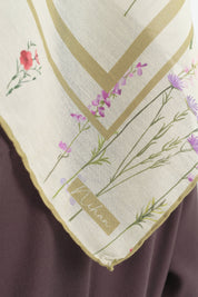 Garden Pamuk Floş Eşarp - Bej