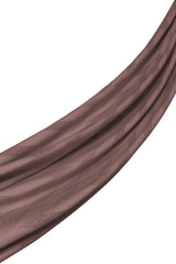 Geometric Pattern Modal Scarf - Dark Brown