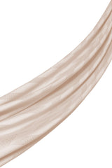 Geometric Pattern Modal Scarf - Beige