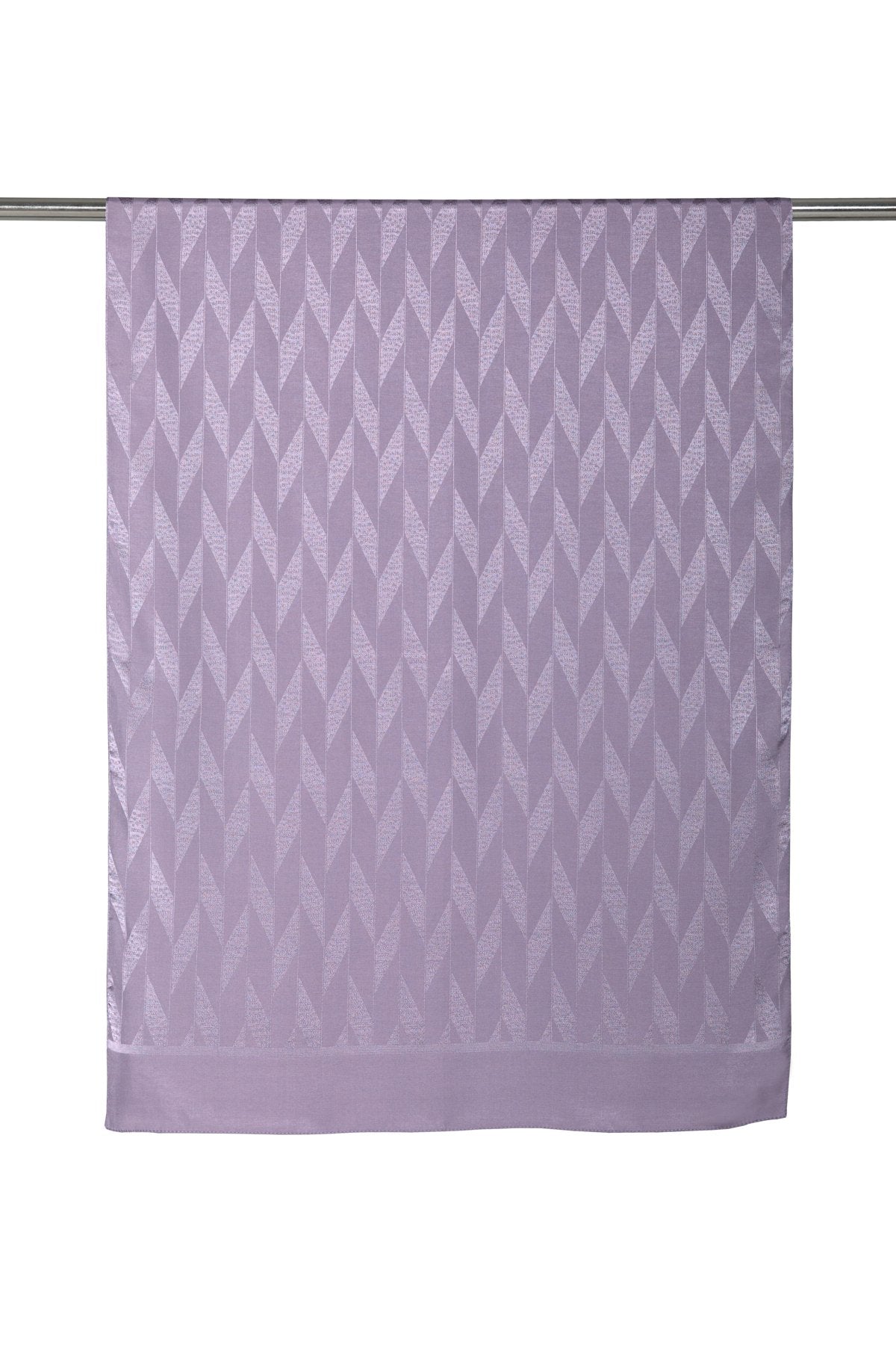 Geometric Pattern Modal Scarf - Lilac