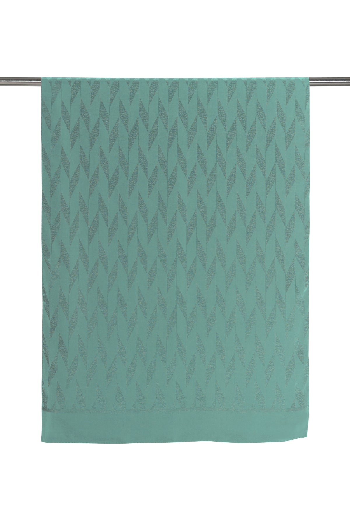 Geometrik Desen Modal Şal - Mint