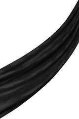 Geometric Pattern Modal Scarf - Black